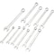 Dynamic Tools 11Pcs Metric Combo Wrench Set, Contractor Series, Satin, 9mm-19mm D074224 - alternate 1